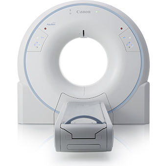 CT-Scanner / für Ganzkörpertomographie - Aquilion Start - Canon Medical Systems Europe - 32 Querschnitte / 16 Querschnitte / Wide-Bore