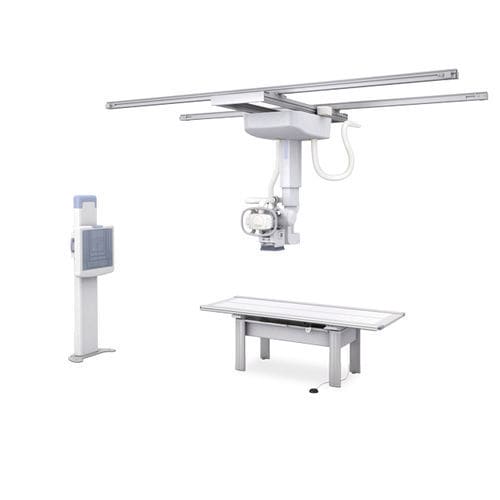 Digitales Röntgensystem - Radrex - Canon Medical Systems Europe - für multifunktionale Röntgenaufnahmen / mit bodenstehendem Bucky / mit Schwenkarm-Säulen