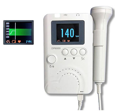Fötaler Doppler - DP 6000H - TRISMED  - Taschen / mit Herzfrequenzmonitor