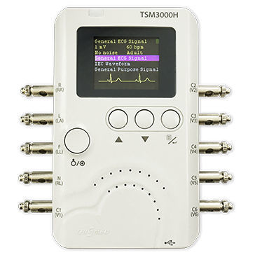 EKG-Simulator - TSM3000H - TRISMED  - Herzfrequenz / für Allgemeinpflege / Arrhythmie