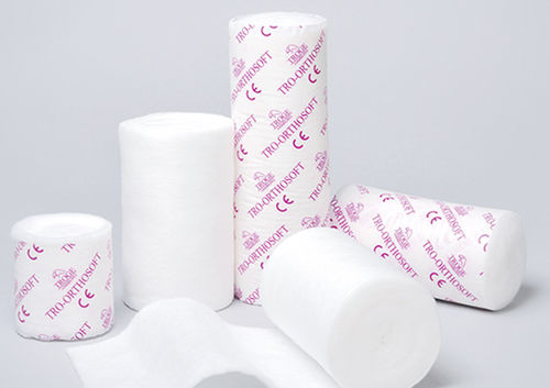 Baumwolle-Hautschutzverband - TRO-ORTHOSOFT - Troge Medical  - Polyethylen / Vlies / nichthaftend