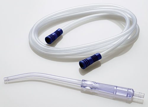 Chirurgischer Absaugschlauch - TRO-ASPISET - Troge Medical  - PVC / Yankauer
