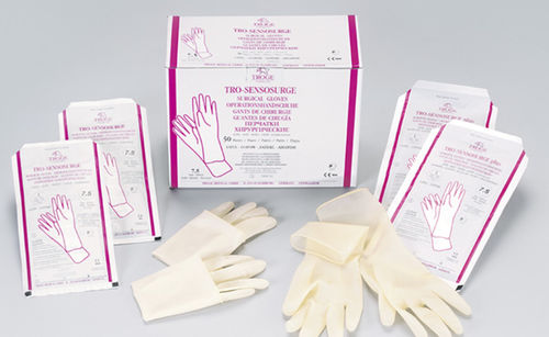 Latexhandschuh - TRO-SENSOSURGE - Troge Medical  - medizinisch / steril / gepudert