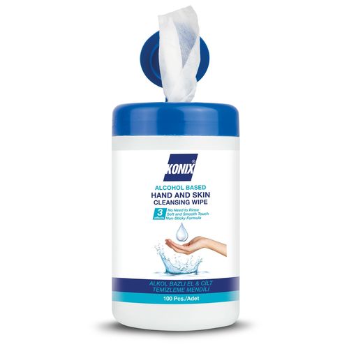 Feuchte Reinigungstücher / für die Handhygiene - Turkuaz Medikal Kozmetik - 100er-Packung