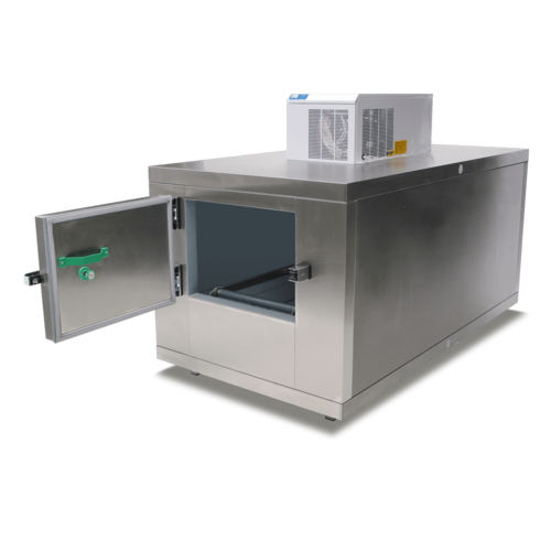 Leichenkühlzelle für Särge - LKZ HS 1 - UFSK INTERNATIONAL GmbH & Co. KG - 1 Körper / mit Frontöffnung / 1 Tür