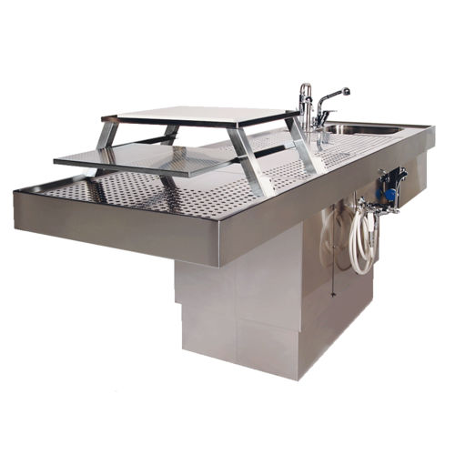 Tisch für Autopsie - ST HS 31-02 - UFSK INTERNATIONAL GmbH & Co. KG - zum Sezieren / rechteckig / elektrisch