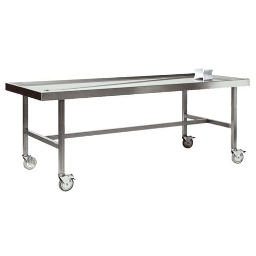 Tisch für Autopsie - ST HS 6 - UFSK INTERNATIONAL GmbH & Co. KG - Leichenwaschung / rechteckig / Edelstahl