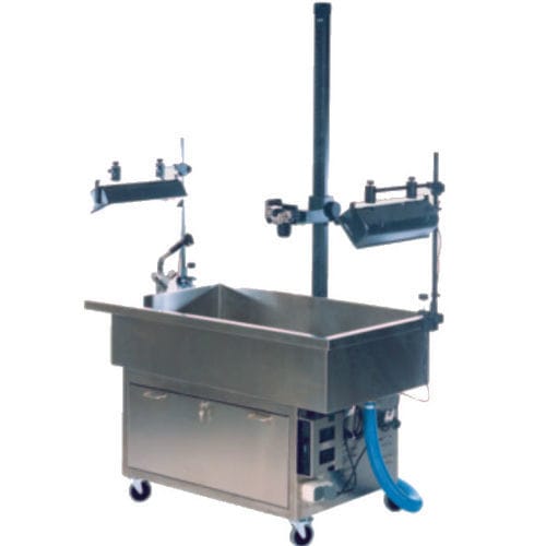 Tisch für Autopsie - PE FT 01C  - UFSK INTERNATIONAL GmbH & Co. KG - Arbeit / zum Sezieren / rechteckig