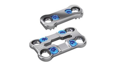 Arthrodeseplatte für Zerviko-Thorakal-Wirbel - Artus™ - ulrich medical - mit Verriegelung / Titan / 1 Ebene