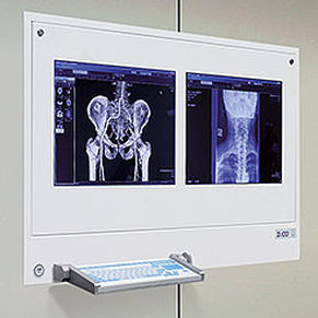 Medizinisch Computer-Arbeitsplatz - DICO 2M - Ultra-Viol - für PACS / für DICOM / wandmontiert