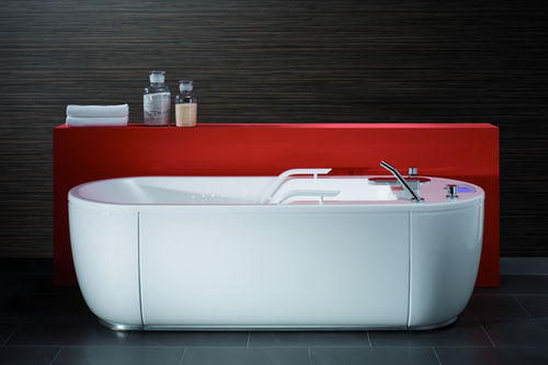 Badewanne für Wassermassage / mit Chromatherapie-Lampen - Caracalla - Unbescheiden 