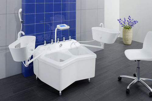 Galvanische Therapiebadewanne / Einsitzer - 0.9-4 - Unbescheiden  - obere Gliedmaßen / für untere Gliedmaßen