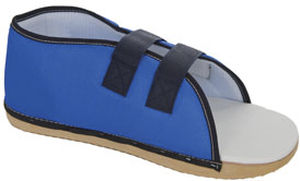 Postoperativer Schuh / steife Sohle - BLUE NYLON  - United Ortho - für Erwachsene