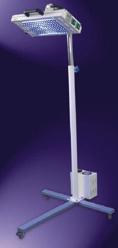 Phototherapielampe für Neugeborene - STP-100 CFL - V-Care Medical Systems  - auf Rollen / Blaues Licht