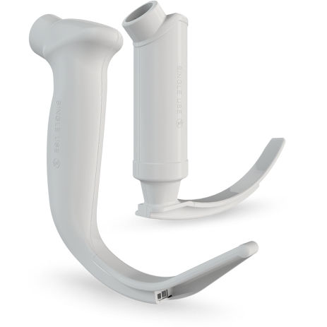 Video-Laryngoskop / zum Einmalgebrauch - GlideScope® Titanium - Verathon Medical Europe - mit Klinge