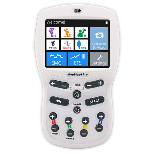 Elektrostimulator - MyoPlus 4 Pro - Verity Medical - rückengetragen / TENS / NMES