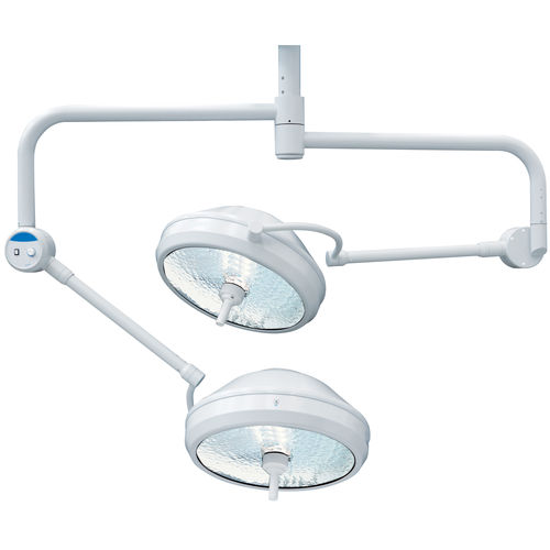 Deckenmontierte OP-Leuchte - ENLMA040 - Verre et Quartz Technologies - Halogen / mit 2 Armen