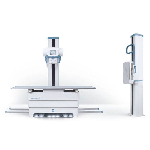 Digitales Röntgensystem - moviplan iC - Villa Sistemi Medicali - analog / für multifunktionale Röntgenaufnahmen / mit bodenstehendem Bucky