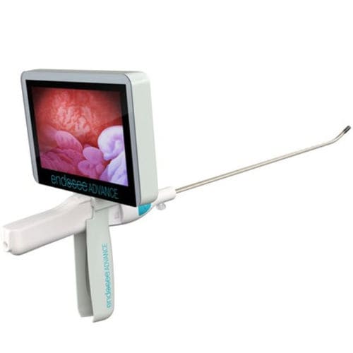 Video-Hysteroskop / mit integriertem Bildschirm - Endosee® Advance System - Wallach Surgical Devices - zum Einmalgebrauch