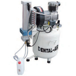 Kompressor für Zahnmedizin - DENTAL2 2/50/5 2/50/57 - Werther International - medizinisch / 2 Arbeitsplätze / ölfrei
