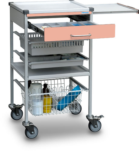 Wagen für Instrumente - B10.019 - Wiegand AG - für Medikamente / für Patientenakten / für Transport
