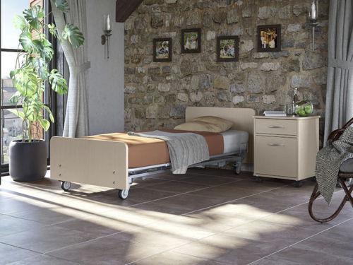 Bett für Langzeitpflege - movita sc - wissner-bosserhoff  - elektrisch / höhenverstellbar / Trendelenburg