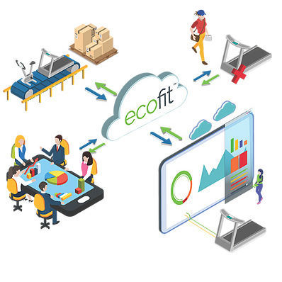 Medizinische Software - ECOFIT - Woodway - Datenverwaltung / Monitoring / Cloud