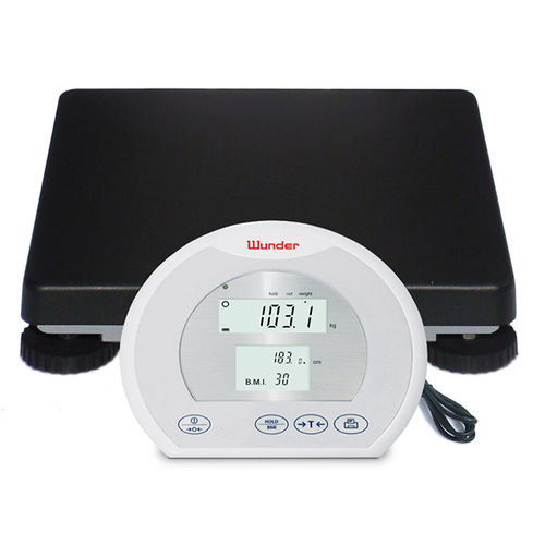 Elektronische Personenwaage - RB  - WUNDER  - mit LCD-Display / Kabelfernanzeige / Plattform
