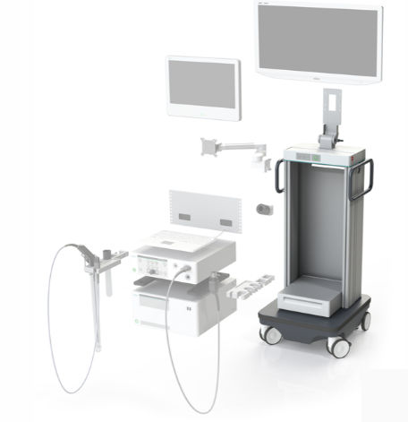 Endoskopischer Wagen - XION medical - Geräte / Lager / Reinigung