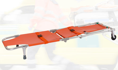 Verstellbare Trage - YXH-1N(A) - Zhangjiagang Xiehe Medical Apparatus & Instruments - Notfall / zusammenklappbar / auf Rollen