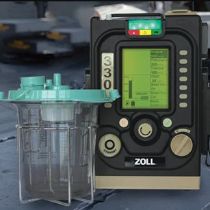 Batteriebetriebene chirurgische Absaugpumpe - 330  - ZOLL Medical Corporation - tragbar