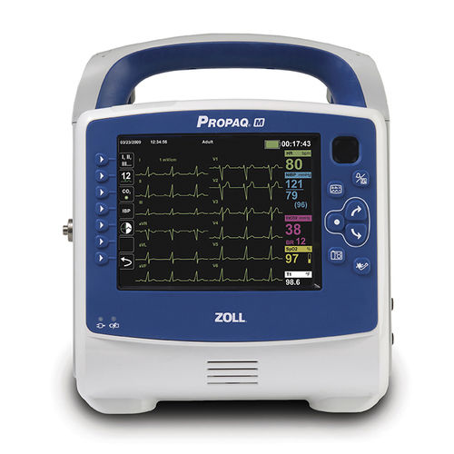 Automatischer externer Defibrillator - Propaq® M - ZOLL Medical Corporation - zweiphasig / Multiparameter-Monitor / EKG und SpO2-Monitor
