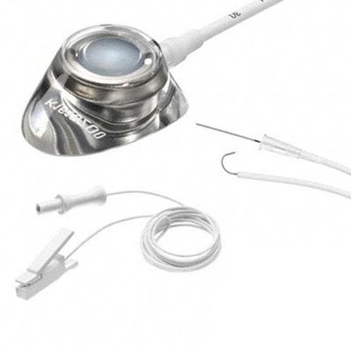 Implantierbares Portkathetersystem / Venen - Celsite® ECG - Aesculap® - einlumig / Titan