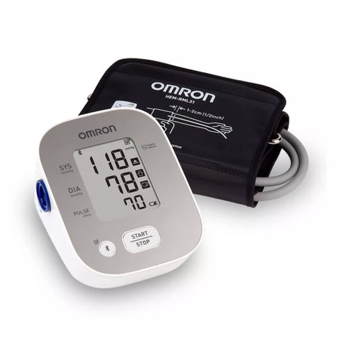 Automatischer Blutdruckmonitor - Bronze  - Omron Healthcare USA - Bluetooth / mit Akku / mit Erwachsenenmanschette
