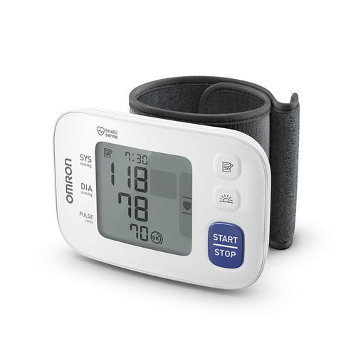 Automatischer Blutdruckmonitor - RS4 - Omron Healthcare Europe - Handgelenk / oszillometrisch / mit Bluthochdruckindikator