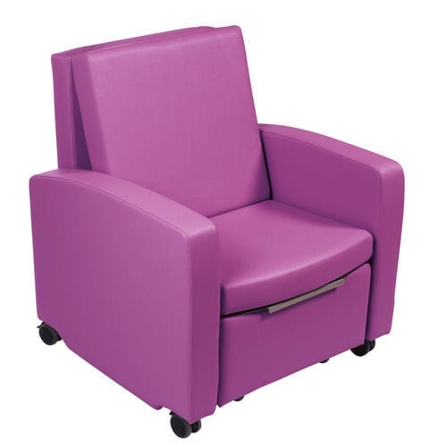 Sessel für Gesundheitseinrichtungen - O'Lit - Acime Frame - Bett / verstellbar / auf Rollen