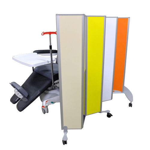 Medizinischer Bettschirm auf Rollen - Nox - Acime Frame - 5 Flügel / 7 Flügel / für Krankenhauszimmer