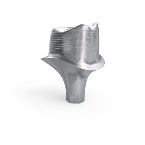 Implantat-Abutment / Titan - Atlantis™ - Dentsply Sirona - mit Innenverbindung / gerade / zementiert