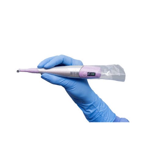 Dental-Winkelstück - Nupro Freedom - Dentsply Sirona - elektrisch / mit Pulverstrahler / kabellos