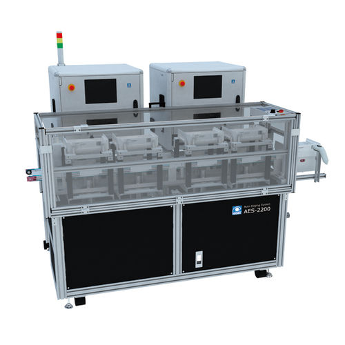 Bearbeitung optischer Gläser / Facettiermaschine für optische Gläser - AES-2200 - NIDEK - Schleifmaschine für optische Gläser / Poliergerät für optische Linsen / Rillenglasmaschinen für optische Gläser