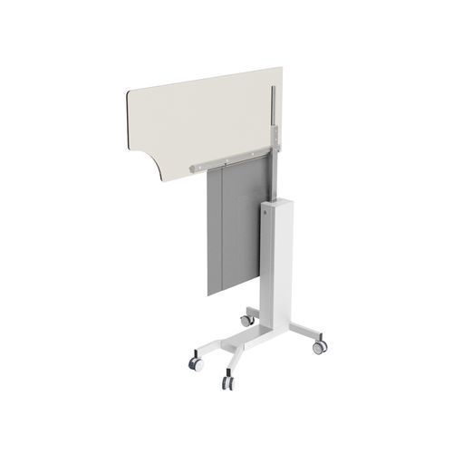 Röntgenstrahlen-Strahlenschutzschild - AMS460 - AMRAY Medical - mobil / mit Fenster / 0.50 mm