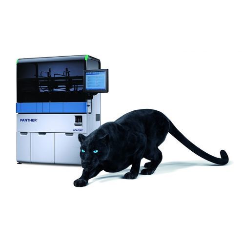Automatisiertes biochemisches Analysegerät - Panther® - Hologic - bodenstehend / Direktzugriff / STAT Anschluss