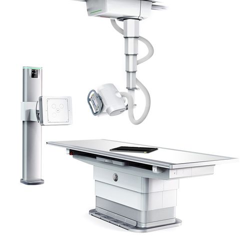 Röntgensystem - Definium 646 - GE Healthcare - digital / für multifunktionale Röntgenaufnahmen / mit Tisch