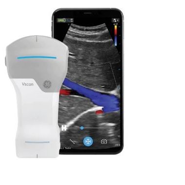 Ultraschall-Handgerät - Vscan Air™ - GE Healthcare - für Multifunktions-Ultraschall / Schwarz-Weiß / Farbdoppler