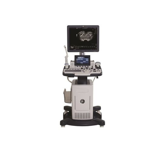 Plattformmontiertes Ultraschallgerät - LOGIQ F8 - GE Healthcare - für urologische Diagnostik / Schwarz-Weiß / Farbdoppler
