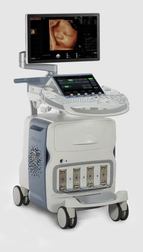 Plattformmontiertes Ultraschallgerät - Voluson™ E10 RSA - GE Healthcare - für Ultraschalldiagnostik in Gynäkologie und Geburtshilfe / Schwarz-Weiß / Farbdoppler