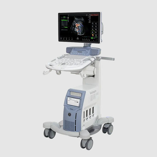 Ultraschallgerät mit Konsole - Voluson™ S8 - GE Healthcare - für Ultraschalldiagnostik in Gynäkologie und Geburtshilfe / Schwarz-Weiß / Farbdoppler