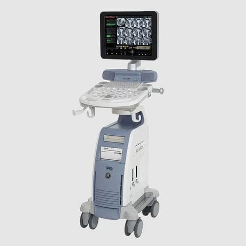 Ultraschallgerät mit Konsole - Voluson™ P8 - GE Healthcare - für Ultraschalldiagnostik in Gynäkologie und Geburtshilfe / Schwarz-Weiß / Farbdoppler