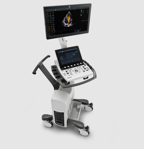 Ultraschallgerät mit Konsole - Vivid™ S60N - GE Healthcare - für Kardiologie / Schwarz-Weiß / Farbdoppler