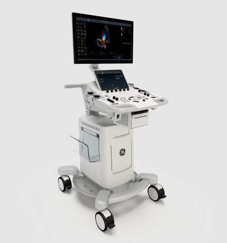 Plattformmontiertes Ultraschallgerät - Vivid™ T8 - GE Healthcare - für Kardiologie / Schwarz-Weiß / Farbdoppler